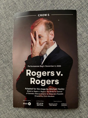 Rogers v Rogers At Crow’s Theatre – A Review